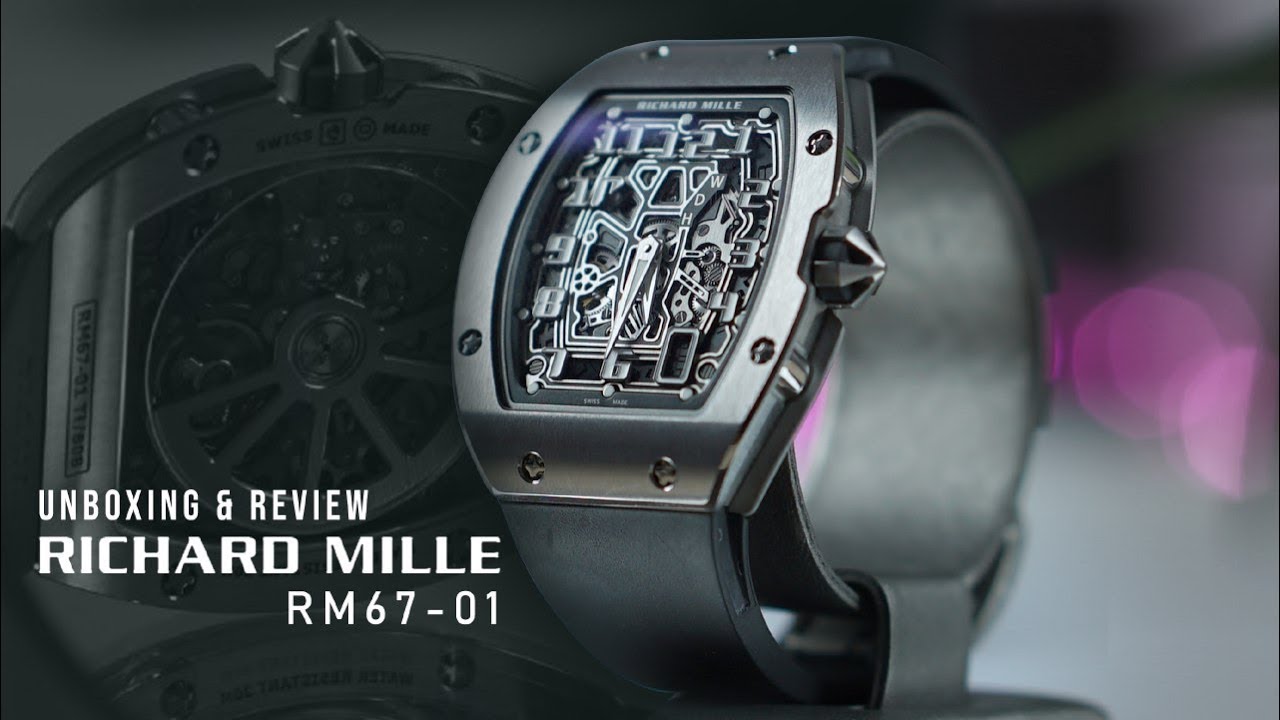 RICHARD MILLE RM67-01 Titanium Extra Flat | Unboxing & Review Indonesia
