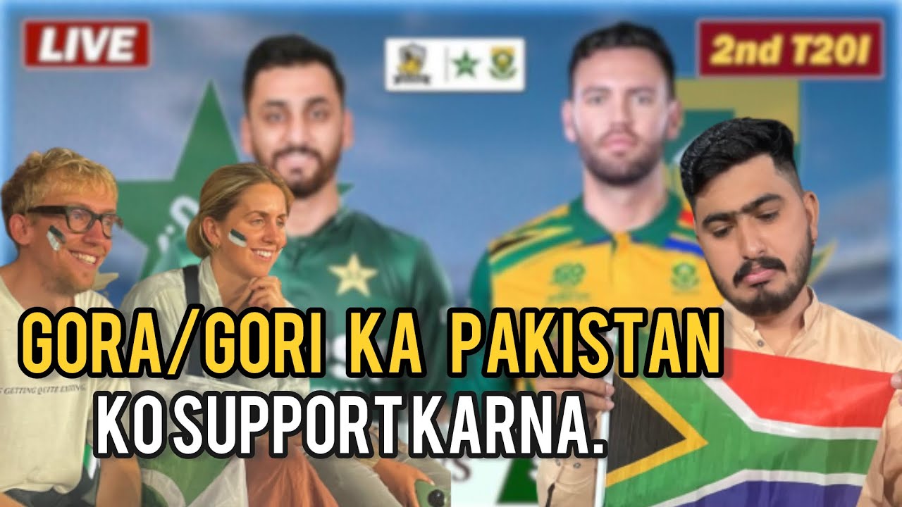 Gora Gori bhi Pakistan ke Support mein! 🇵🇰 | Qaddafi Stadium ka Rush | PAK vs SA Match Day VLOG