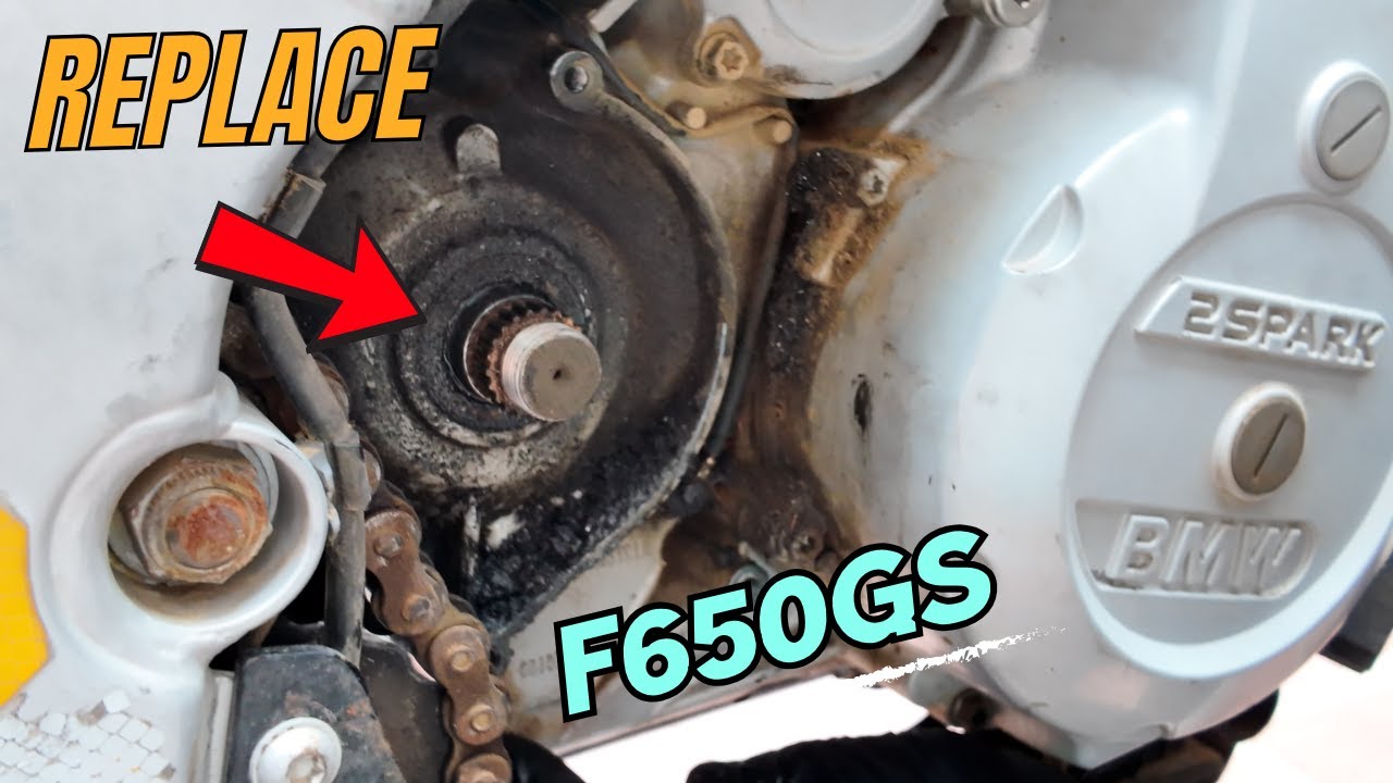 How To Replace Leaking Countershaft Seal / Output Shaft Seal - BMW F650GS Dakar