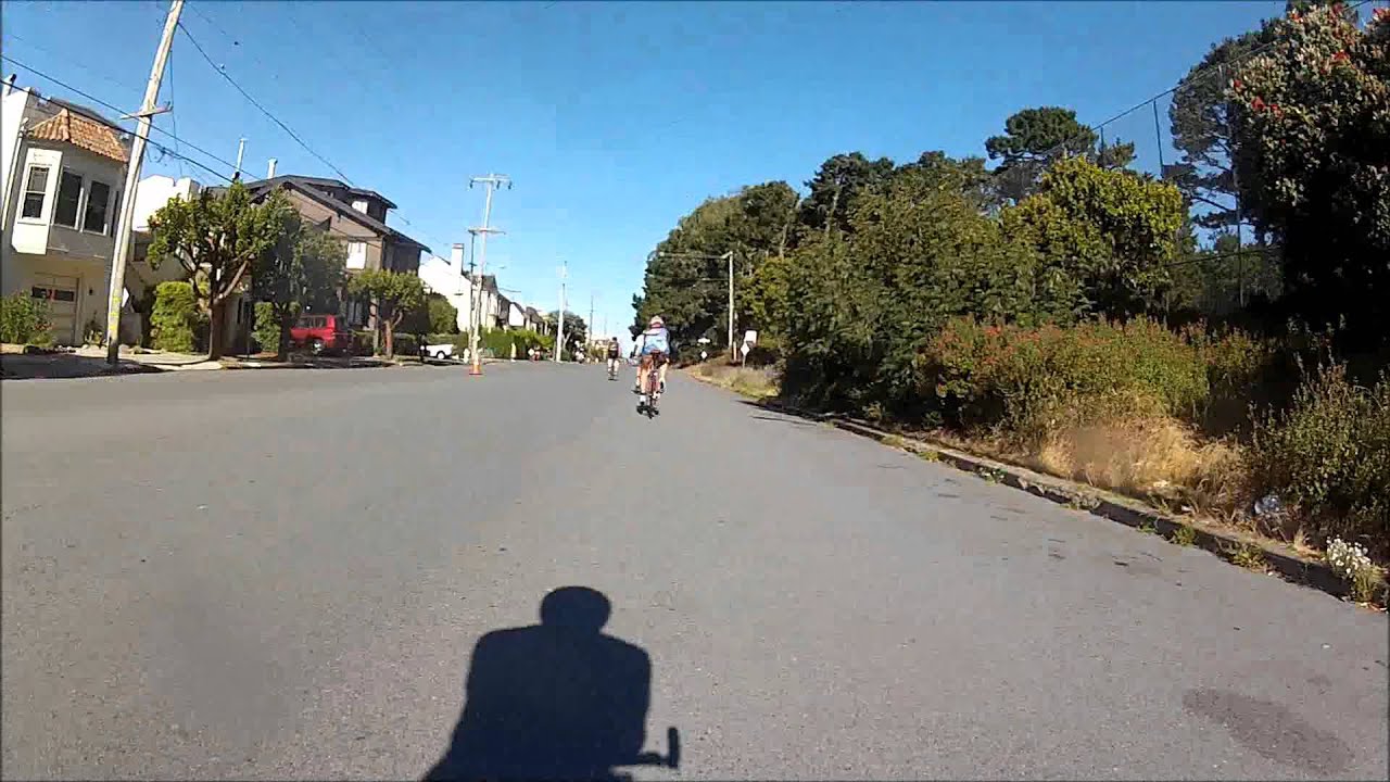 2012 Escape from Alcatraz Triathlon Bike Course in under 4 minutes