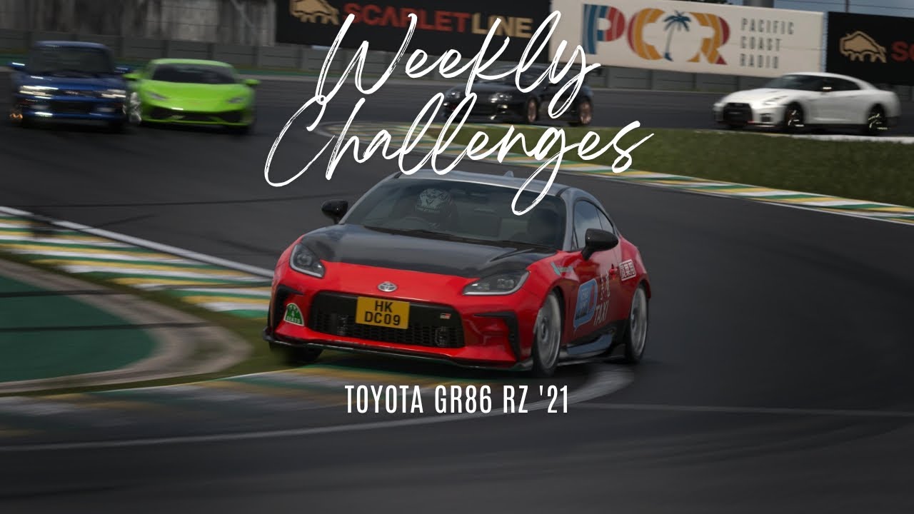 Gran Turismo 7 -🚖Toyota GR86 RZ '21🚖 (Interlagos) - World Touring Car 600 - Hood Cam (PS5 HD)