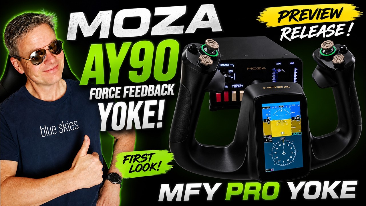 😱 Доступная по цене MOZA FORCE FEEBACK AY90 уже здесь! Распаковка, настройка и первый взгляд | Це...