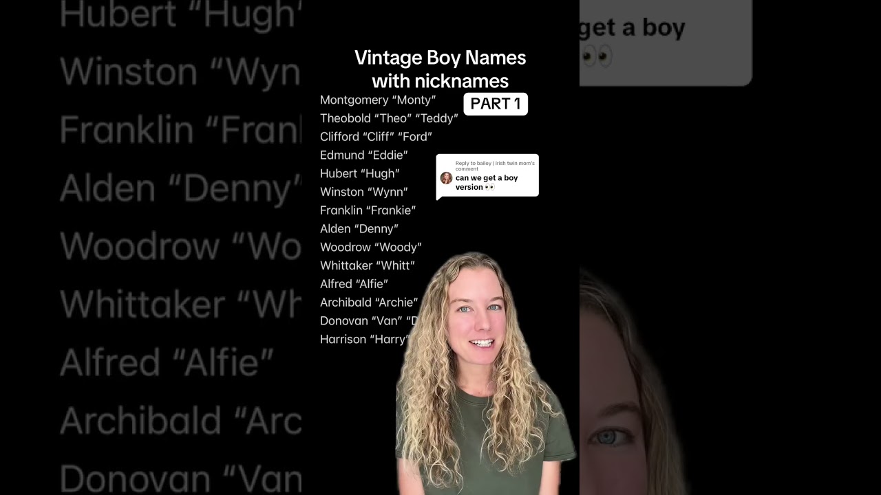 | irish twin mom vintage and old fashioned boy names with cute nicknames! 