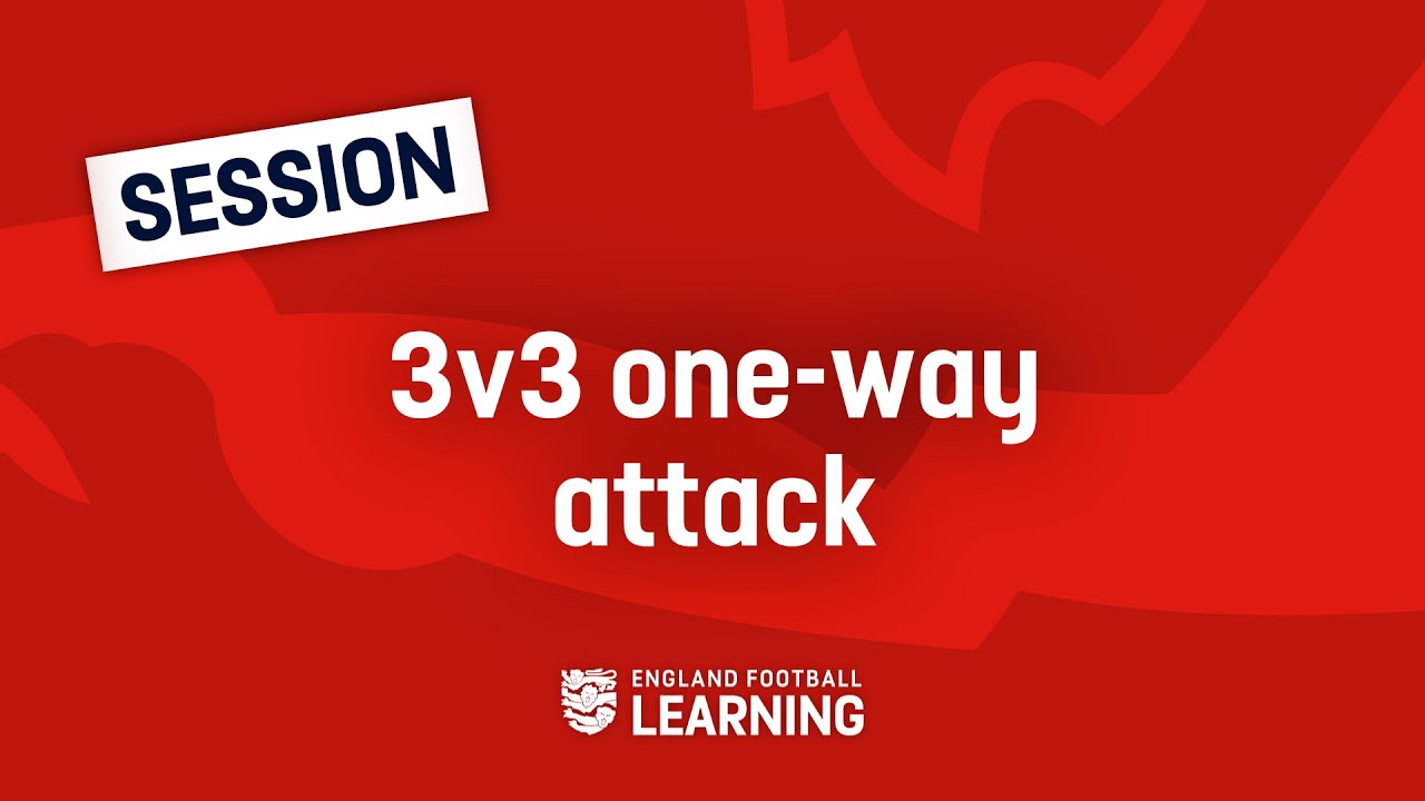 3v3 One-Way Attack | Receiving And Combinations | Football Coaching Session From Ian Parkes