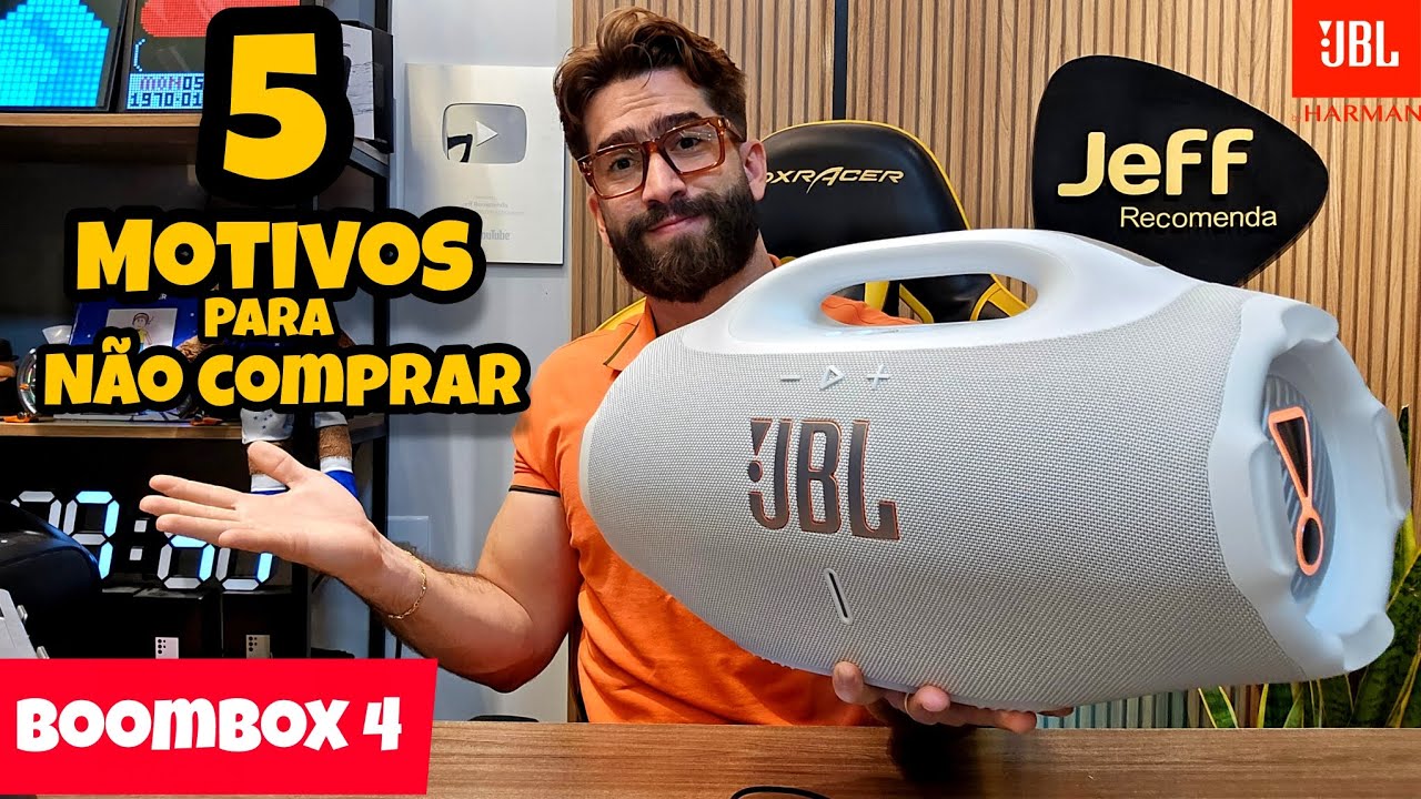5 MOTIVOS PARA NÃO COMPRAR A CAIXA DE SOM JBL BOOMBOX 4  (5 PONTOS NEGATIVOS)