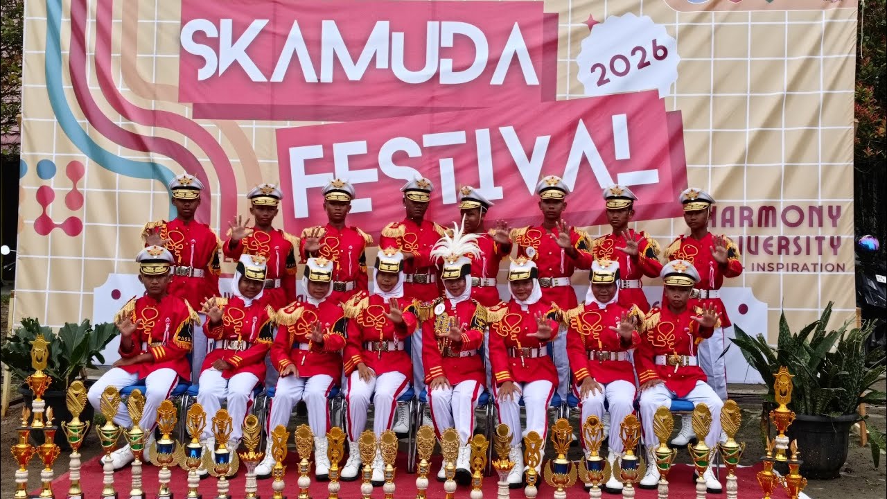 AKSI PASKIBRA MTsN 5 TABALONG PADA FESTIVAL SKAMUDA 2026