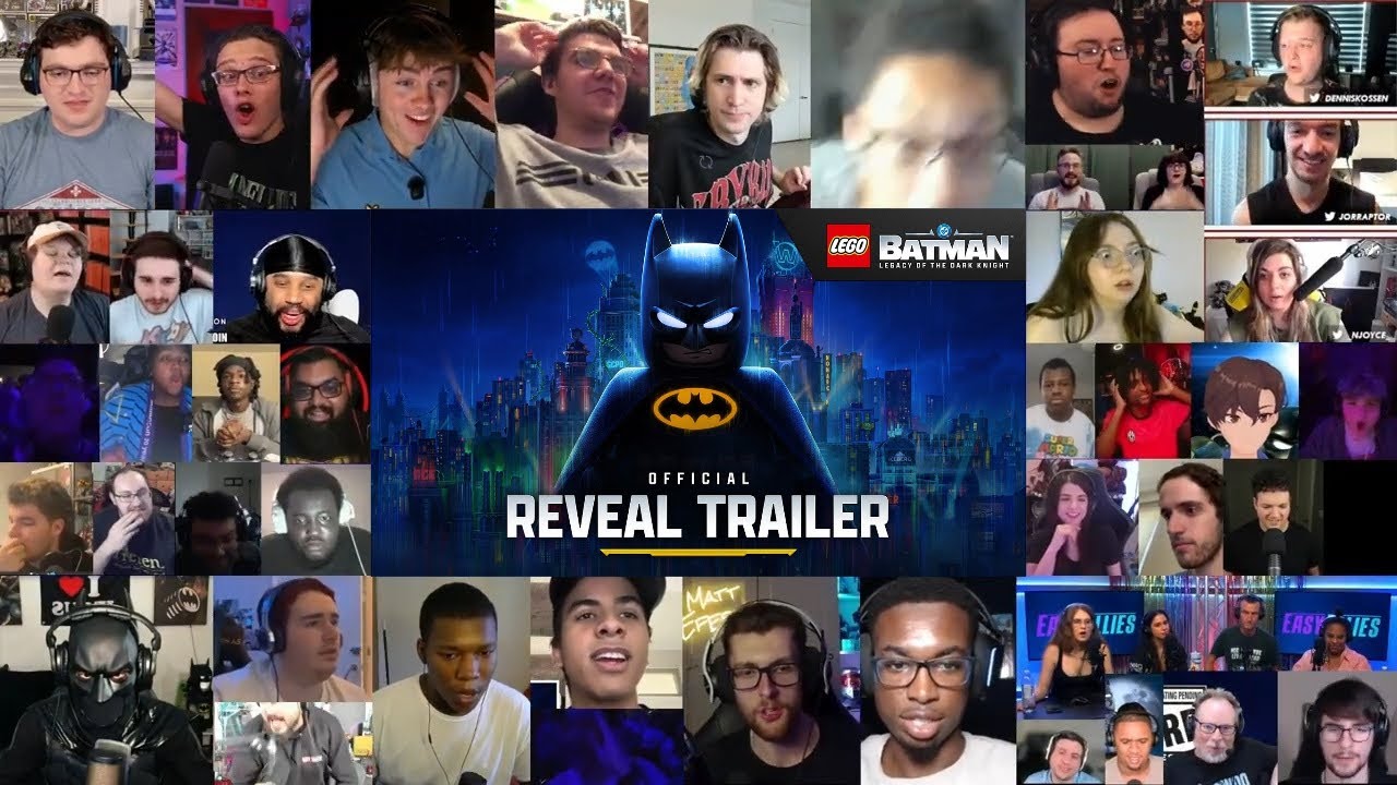 LEGO Batman: Legacy of the Dark Knight - Official Trailer Reaction Mashup