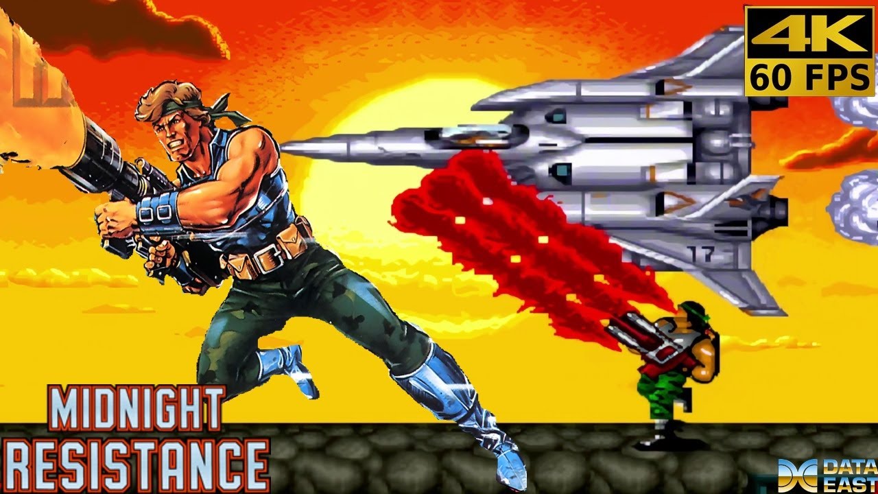 Midnight Resistance - Johnny Ford [Arcade/ 1989] 4K 60FPS