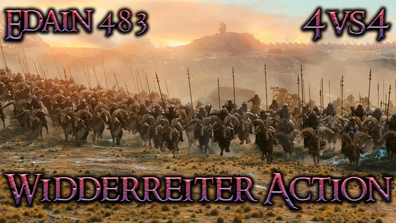 Zwergische Widderreiter erobern die roten Berge! - 4vs4 Edain Mod 4.8.3 Schlacht um Mittelerde 2 AdH