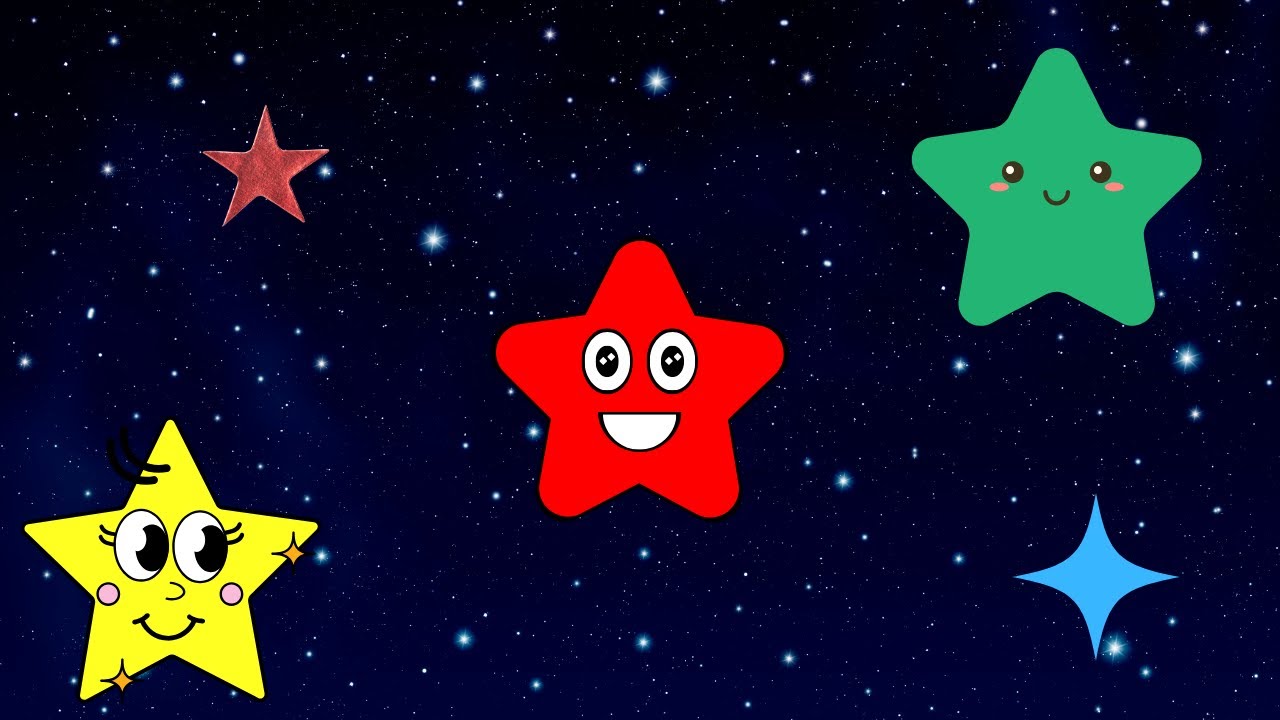 ☁️ New Dreamy Twinkle Star background | #twinkletwinkle #lullaby #bedtimemusic #nurseryrhymes