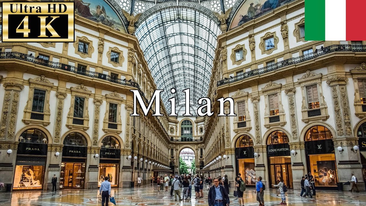 🇮🇹Milan Winter Walk - Galleria Vittorio Emanuele II - 【4K 60fps】