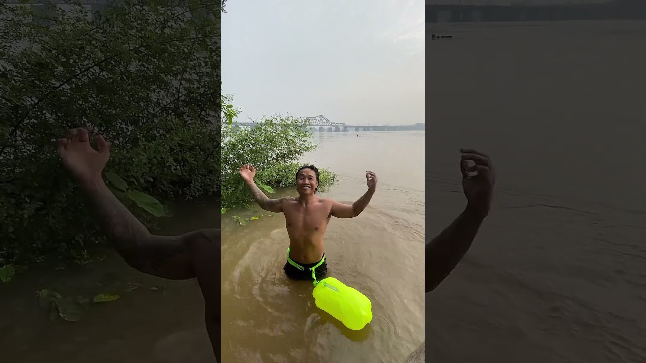 🔥 B&Atilde;O TỐ BƠI S&Ocirc;NG HỒNG SẼ NHƯ THẾ N&Agrave;O . . ? #beubebong #trend #sports #swimming #boisonghong #chill