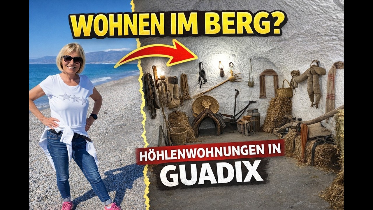 Menschen wohnen im Berg – Höhlenwohnungen in Guadix