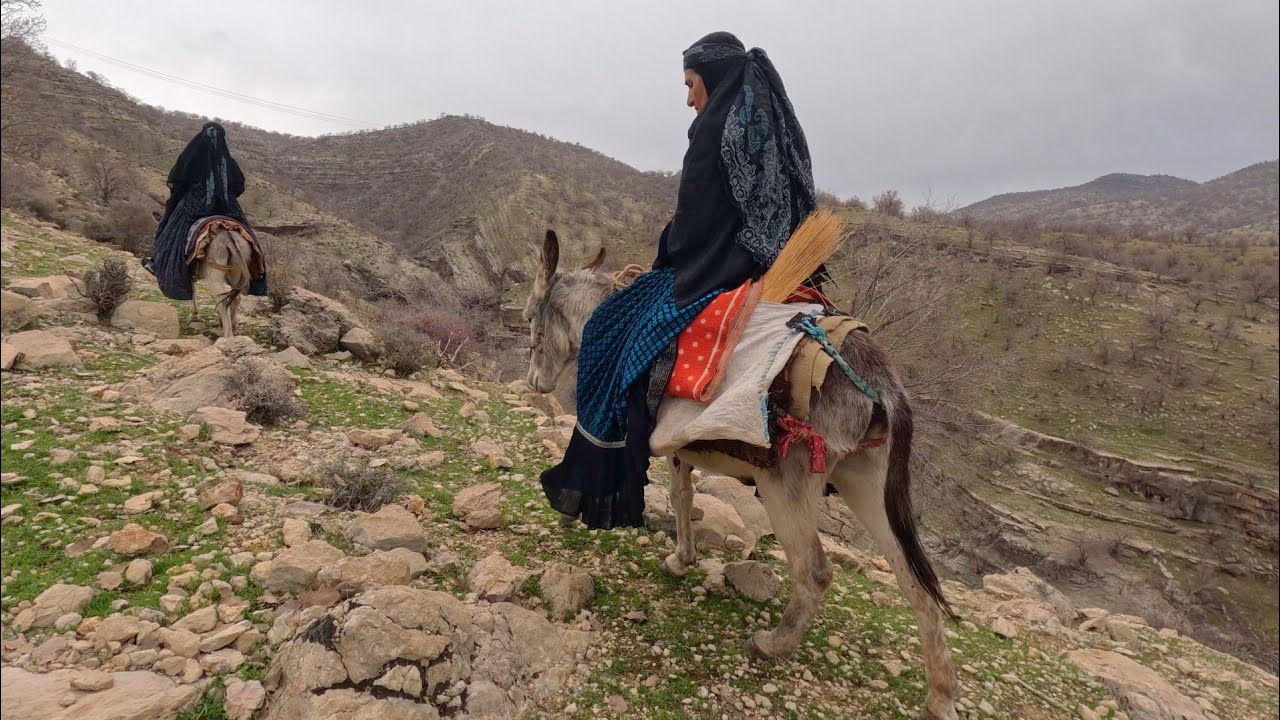 Nomadic Women Go To Visit Their Friend In Another Village _ Nomadic & Village Lifestyle Of Iran