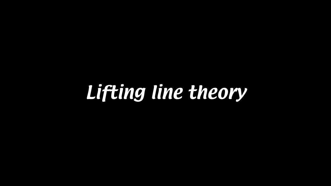 Lifting line theory [Aerodynamics #16]