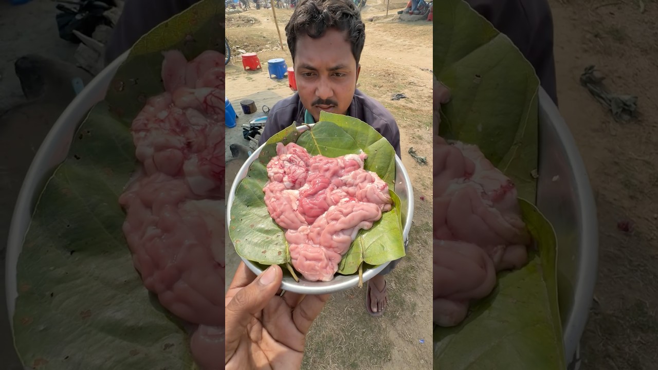Jharkhand Tribal Market Adivasi Styles Mutton Brain Recipe