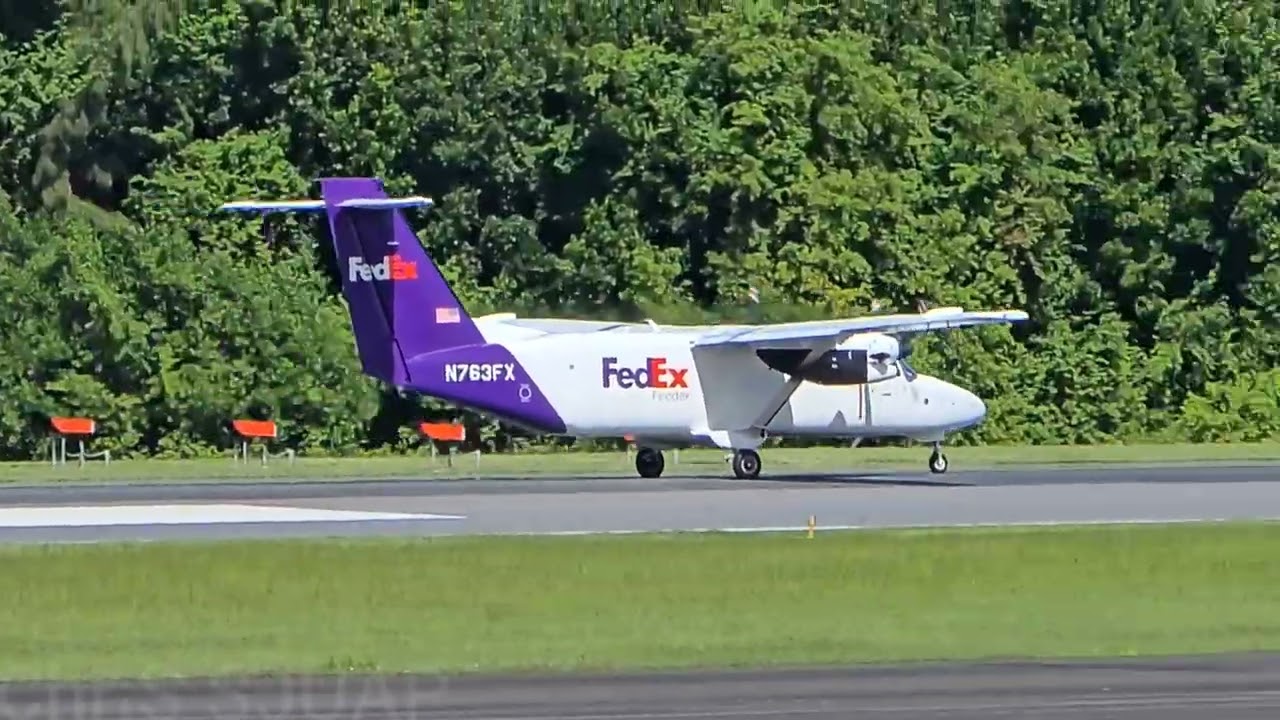 Fedex Feeder / Cessna 408 Sky Courier / N763FX   Puerto Rico"TJSJ/SJU"   Take Off
