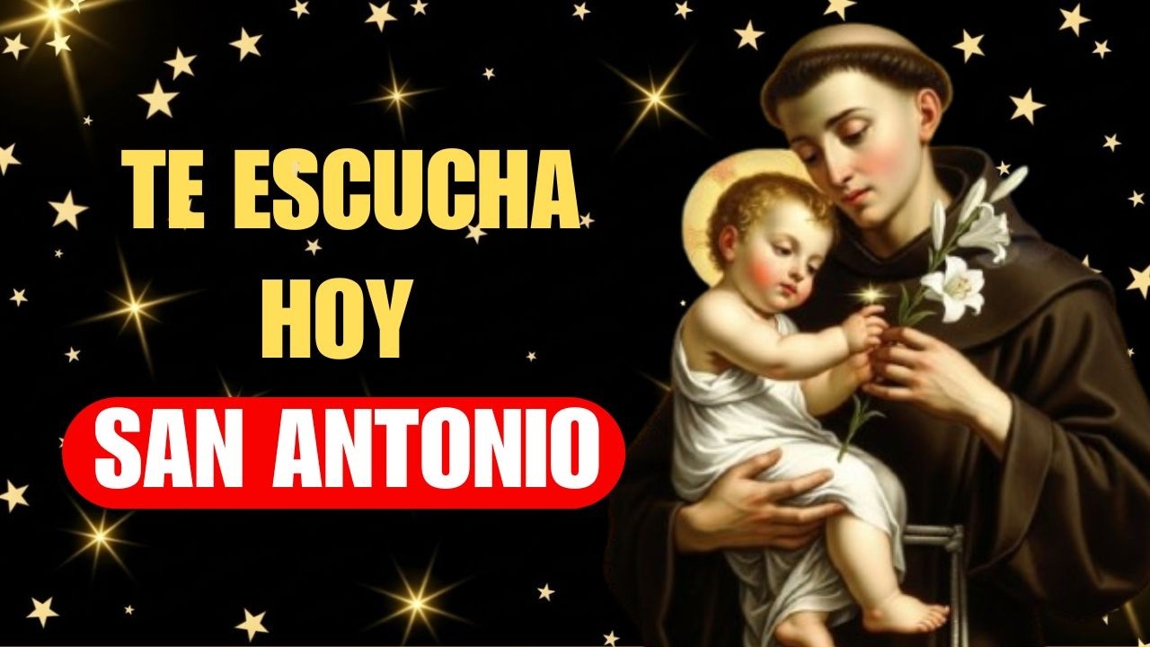 ORACIÓN A SAN ANTONIO PARA CASOS DIFÍCILES Y DESESPERADOS 🙏 (Milagro Urgente)