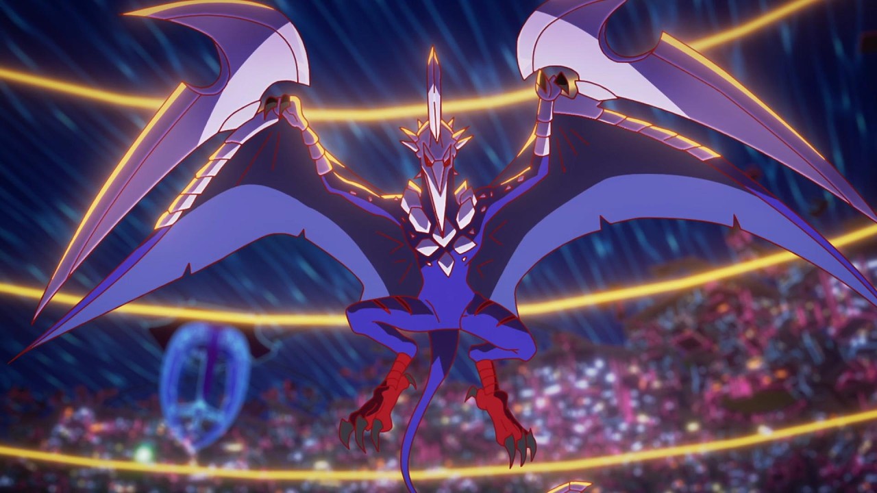 Rhamphomon Digivolves to Azhdarmon - Digimon Beatbreak [2025]