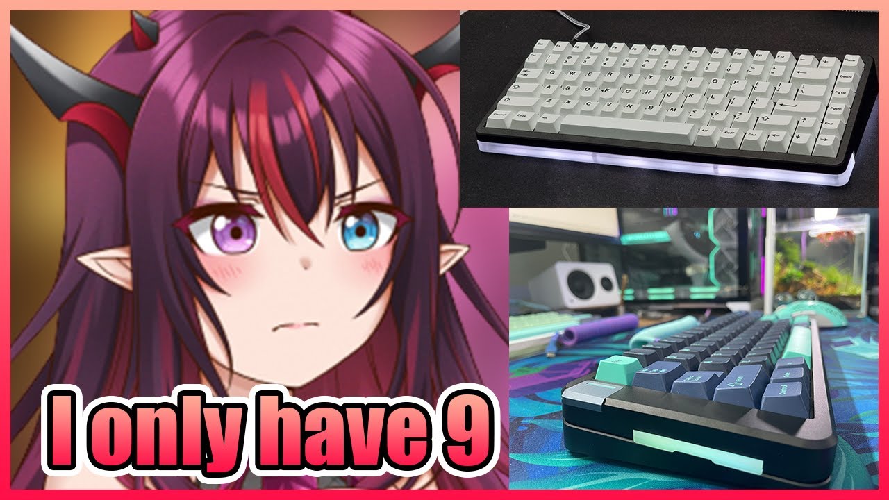 Just IRyS Going Through Her Keyboard Collection...ONLY 9 Keyboards!【Hololive】
