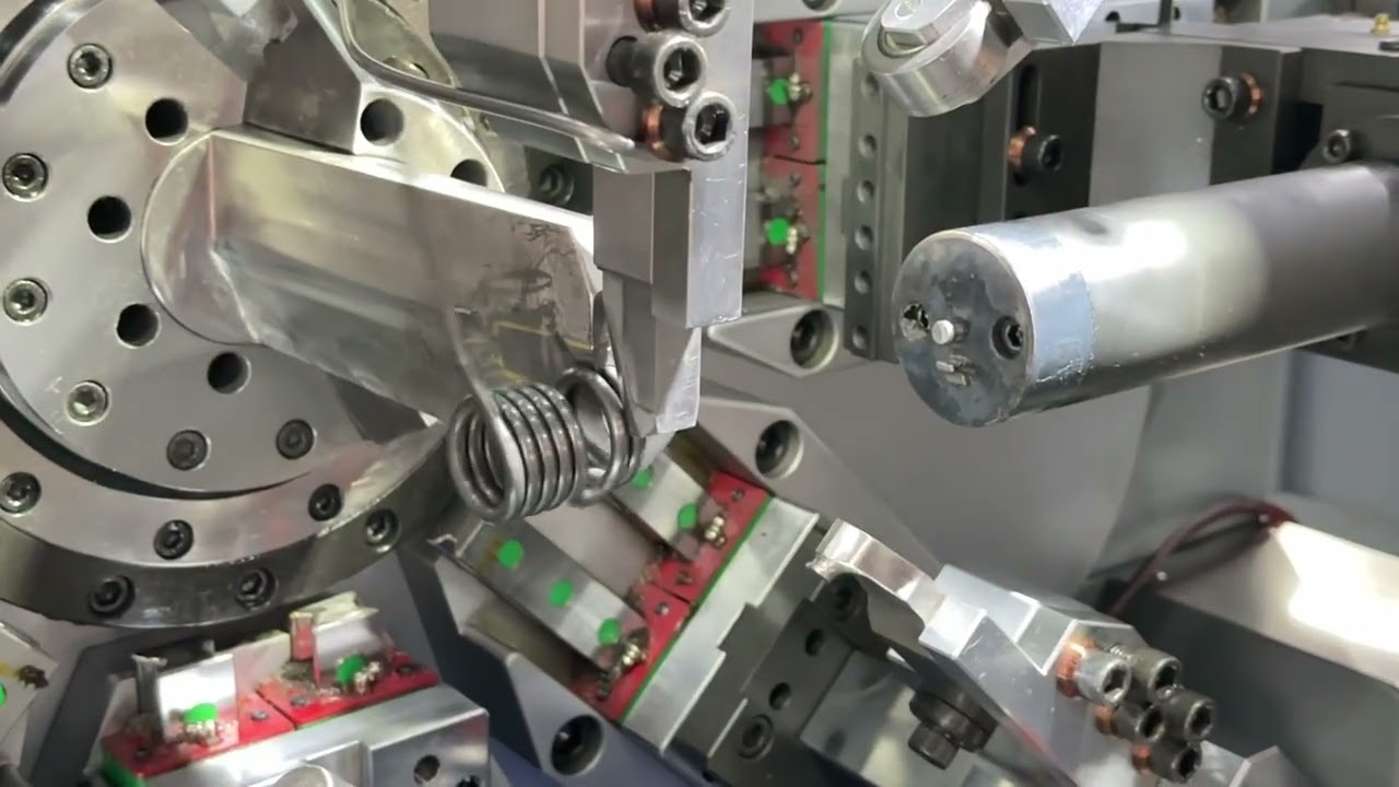 8mm machine produces 6mm large agricultural machinery springs #springs #springs #motor #tools #car