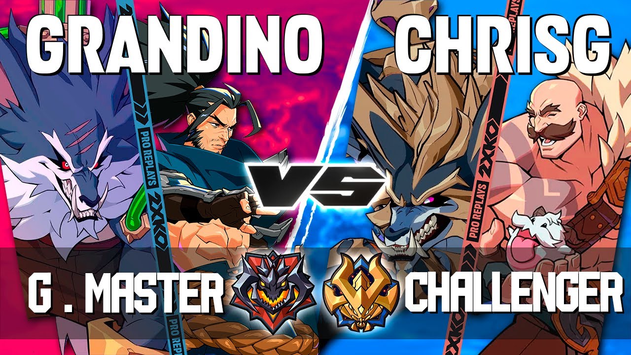 2XKO ▰ GRANDINO (Yasuo-Warwick) vs CHRISG (WARWICK-BRAUM) ▰ 2XKO Pro level replays