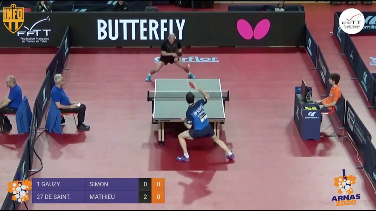 Simon GAUZY vs Mathieu DE SAINTILAN | 2020 FRENCH CHAMPIONSHIP R32 | HIGHLIGHTS