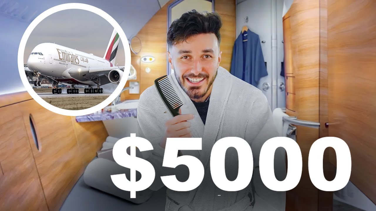 تجربتي على الدرجة الاولى في طيران الامارات: شاور في الهواء (5,000$)