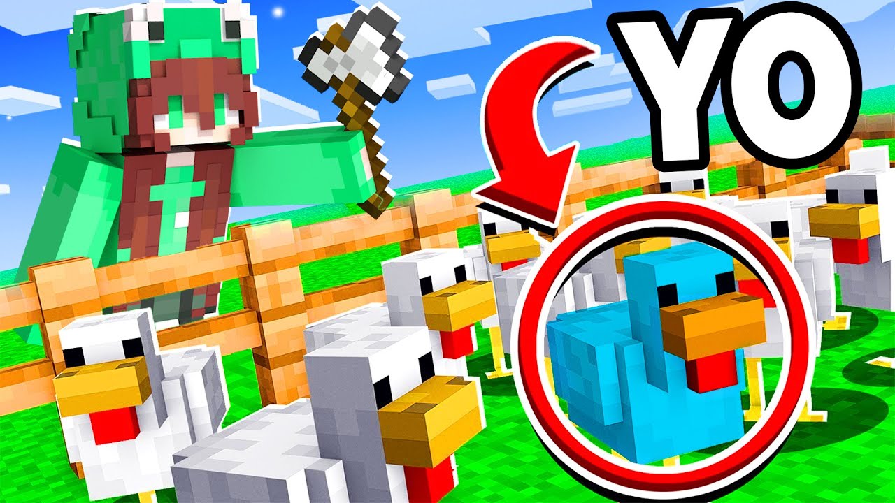 Jugamos a las ESCONDIDAS como MOBS en Minecraft!