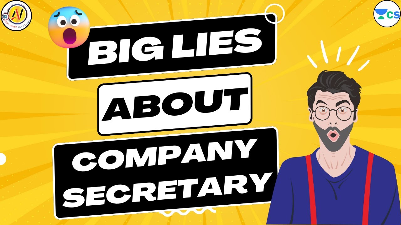 Big Lies about Company Secretary | CS Amit Vohra | #companysecretary #csexam #csamitvohra