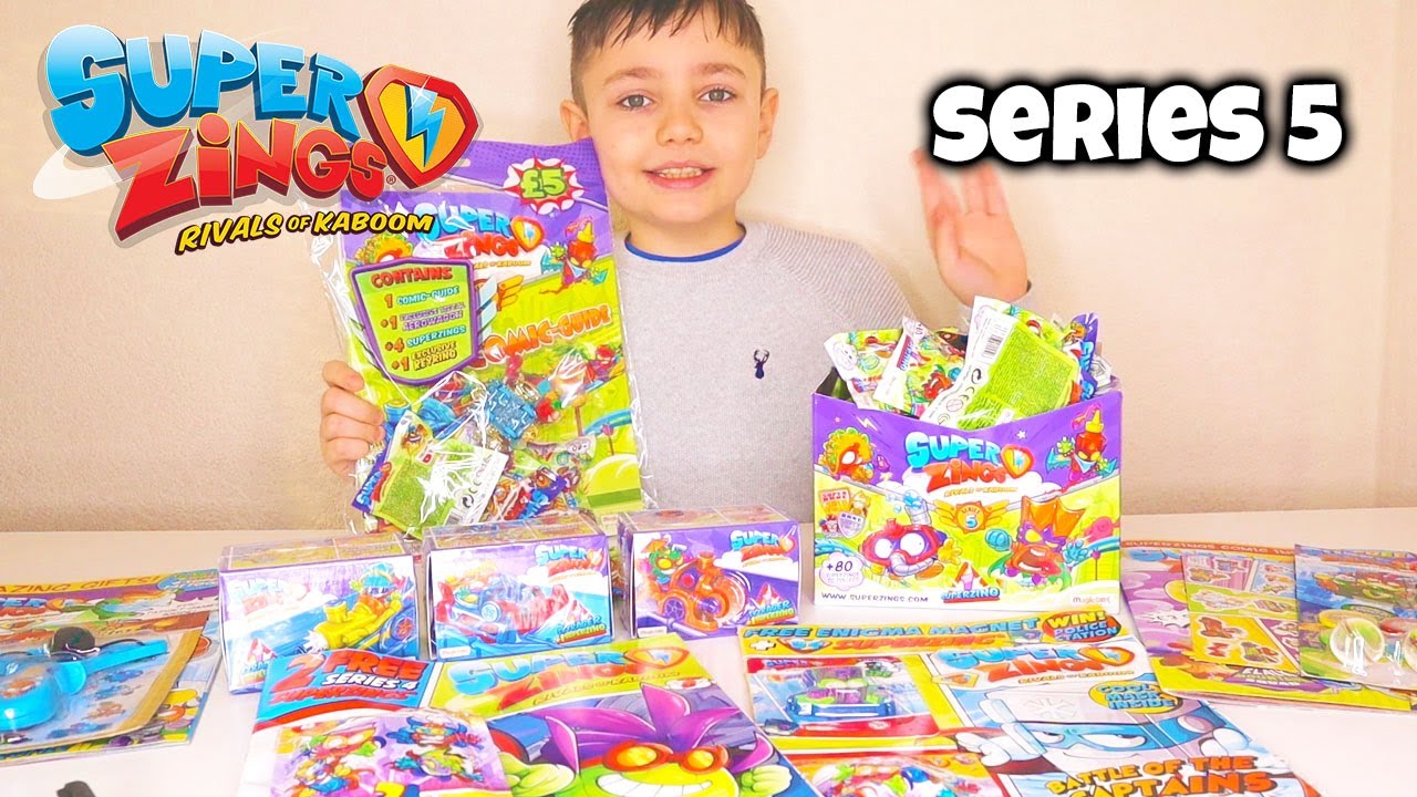 Superzings Series 5 Full Box Superthings