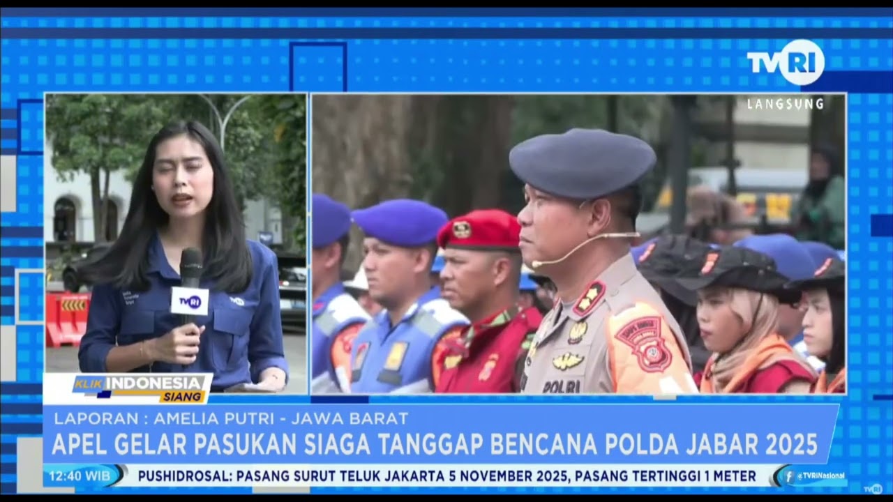 Apel Gelar Pasukan Siaga Tanggap Bencana Polda Jabar 2025