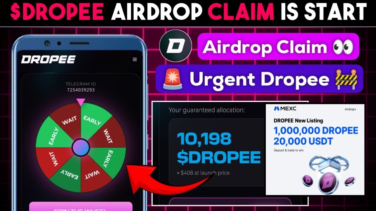 Dropee Airdrop New Update 🔥 | Dropee Token Claim | Allocation Update | Dropee Telegram