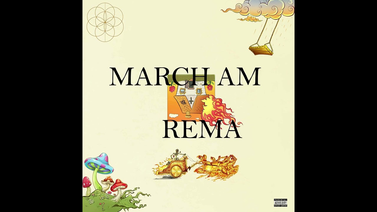 Rema - MARCH AM (Lyric Visualizer) audio