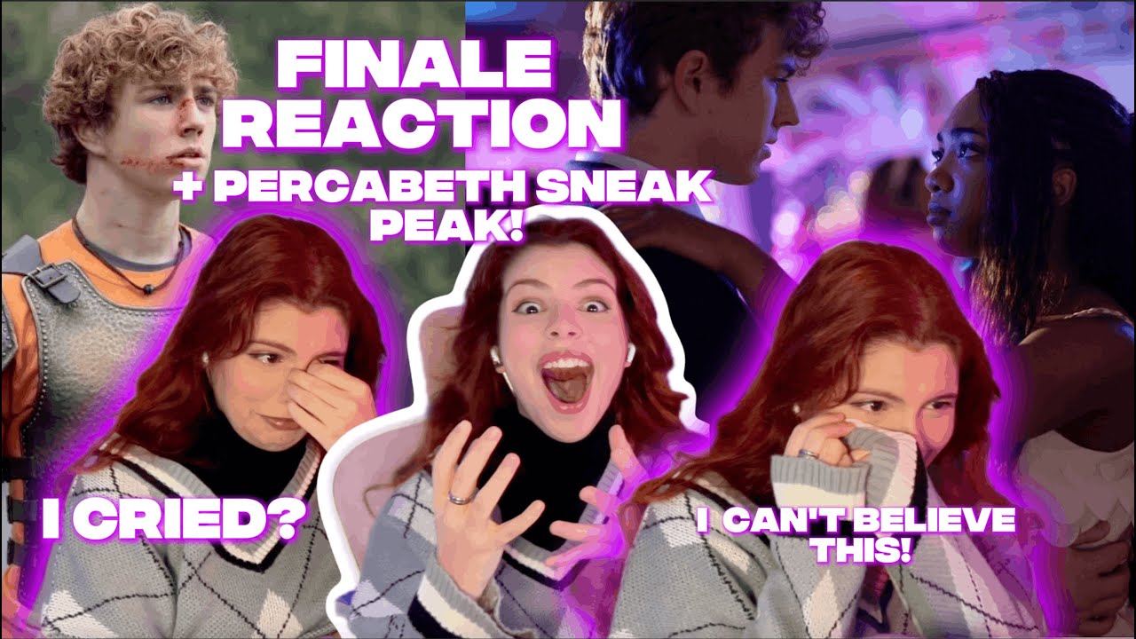 I CRIED?! | PERCY JACKSON SEASON 2 FINALE REACTION + SEASON 3 TEASER REACTION AND DISCUSSION
