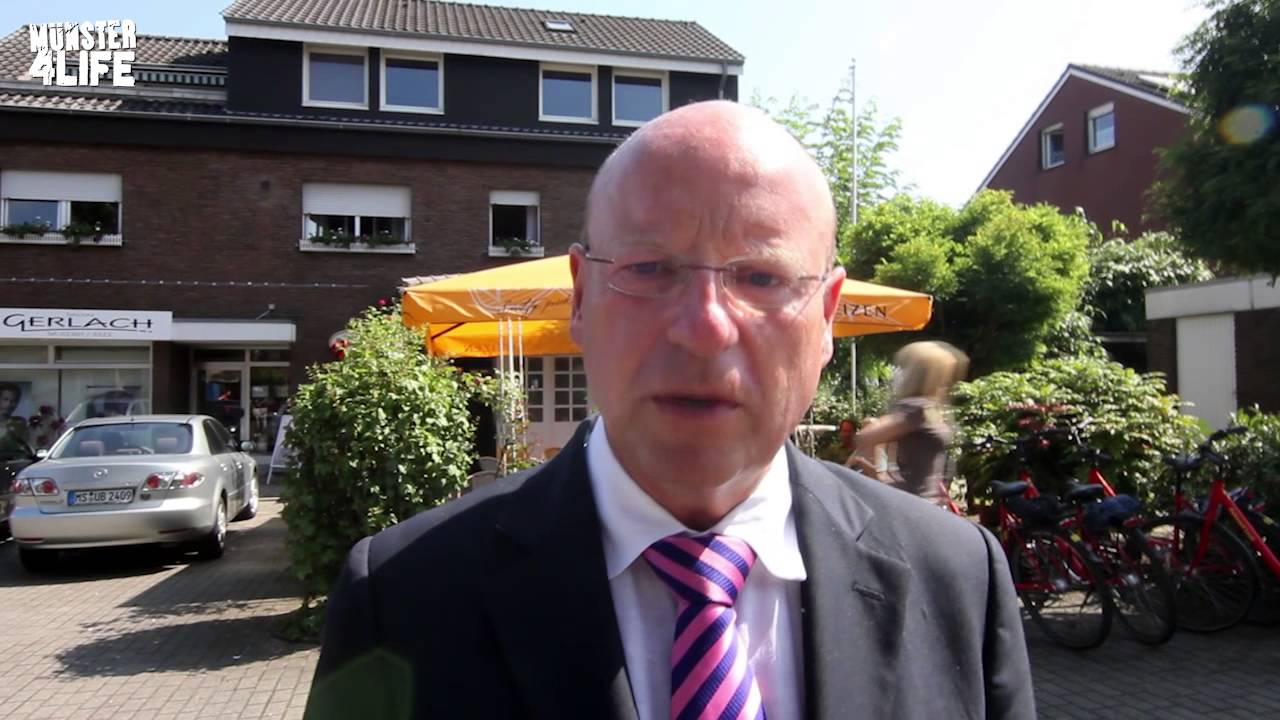 Münster Unwetter 2014 - Markus Lewe bedankt sich bei Helfern