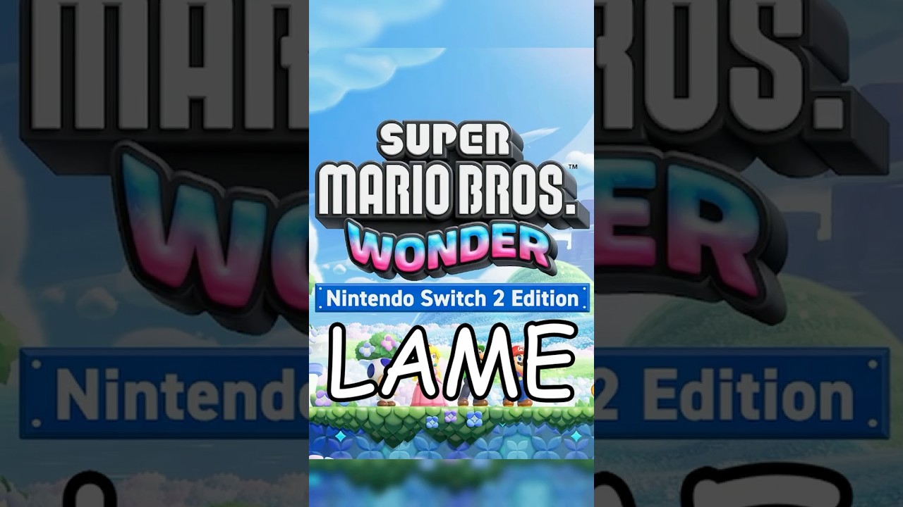 Mario Wonder Switch 2 Edition выглядит ОТСТОЙНО #nintendo #switch2 #mariowonder #gaming #shorts