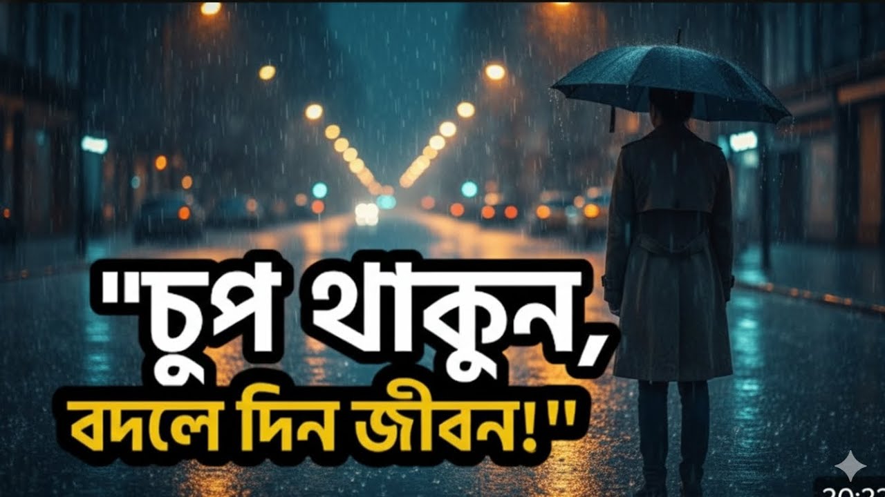 চুপ থাকার ক্ষমতা - Bangla Best Motivational Speech -  নিরবে সফল হবার রহস্য #banglamotivation 