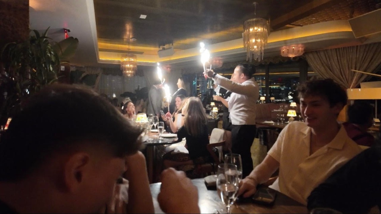 Saturday night in Miami...