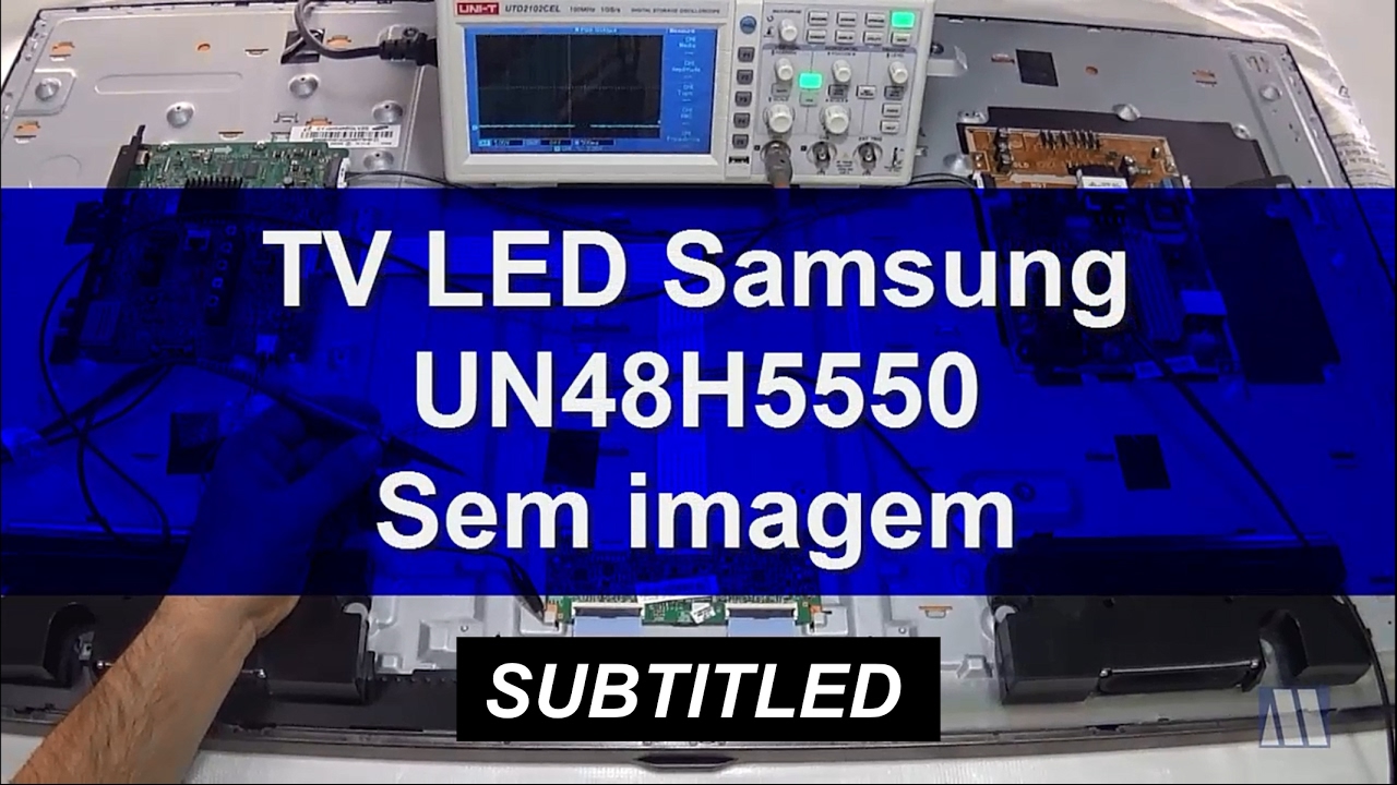 TV LED Samsung UN48H5550 - Sem imagem