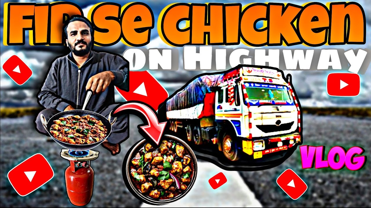 Fir Se Highway Par Bana Chicken 🍗 Desi Indian Truck Driver Cooking Vlog @DeepGagan77