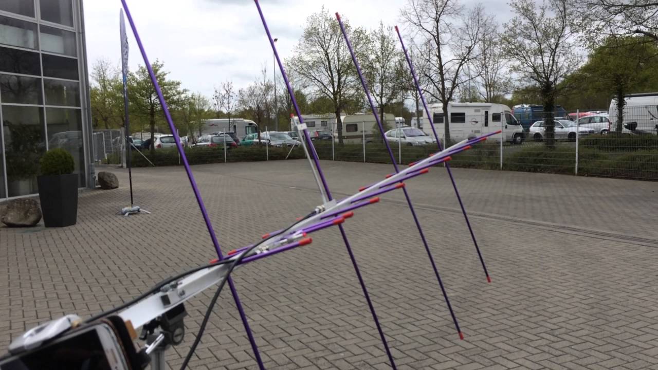 DO2SYD, Funk.Tag Kassel, Vorf&uuml;hrung Satellitenfunk, SO-50, Saudisat 1c, Alaskan Arrow Antenna