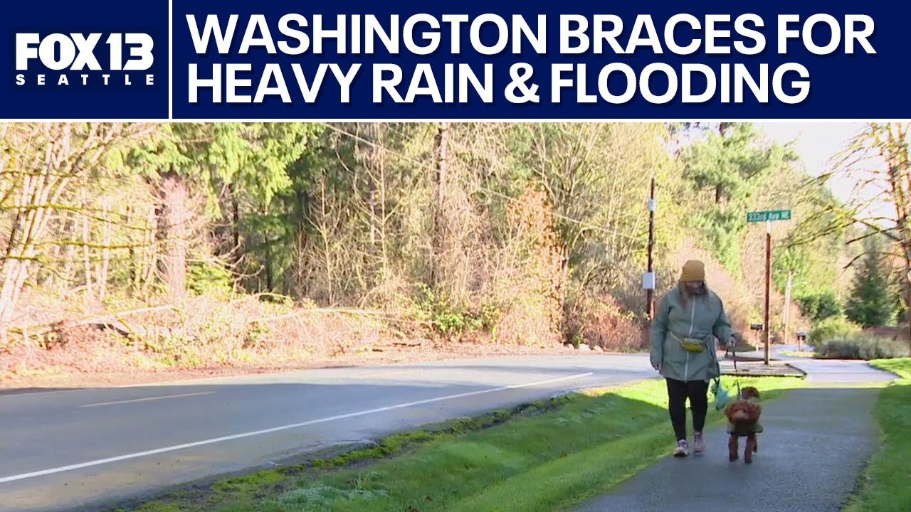 Western Washington braces for flooding, strong winds as atmospheric river moves in
