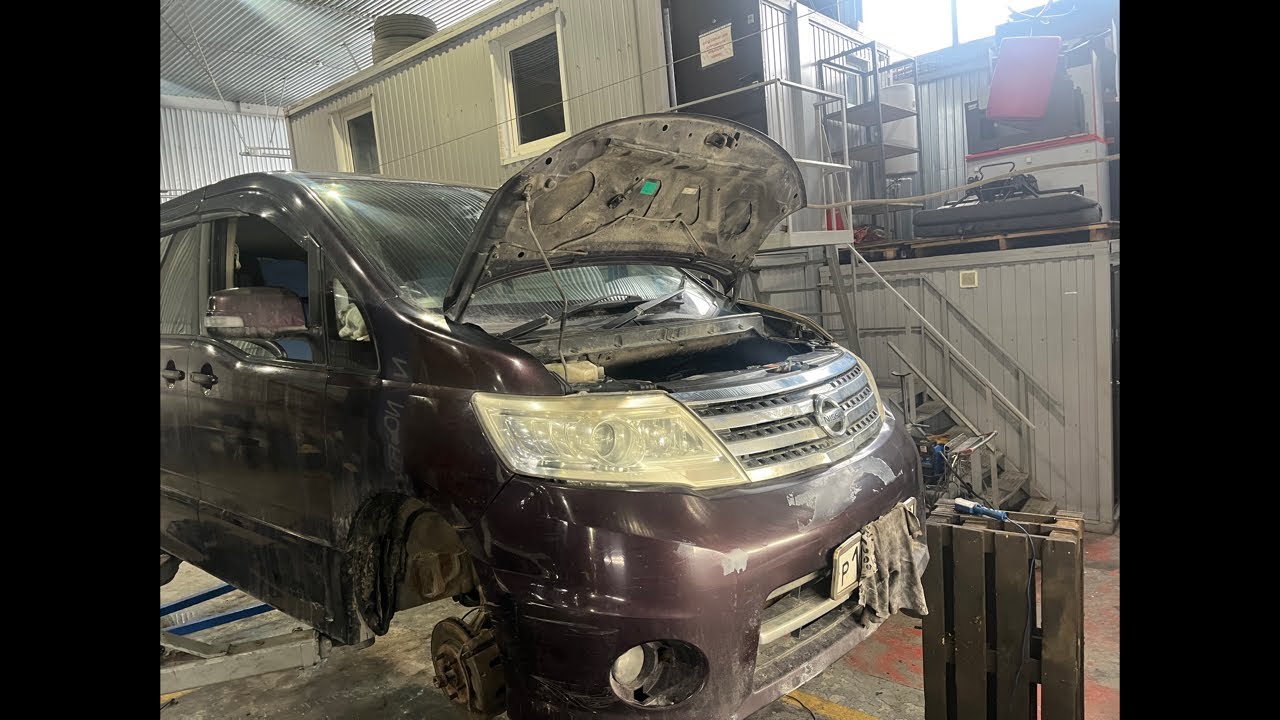 Ниссан запущен,исправляем протроиии #ниссан #сирена #nissan #автосервис #автомеханик