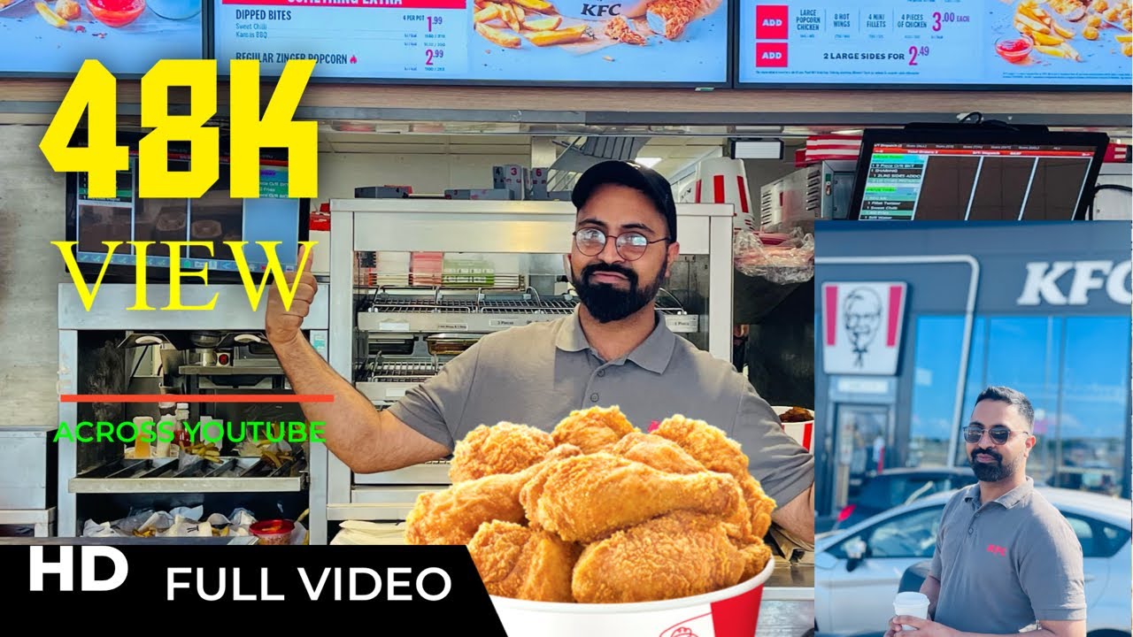 KFC behind the scenes ( you don’t see) Inside KFC  vlog | Kfc chicken recipe | Work in Kfc |