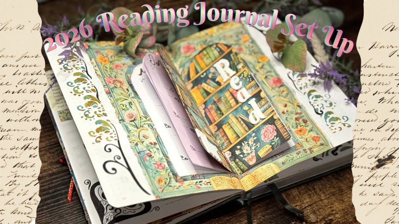 2026 Reading Jornal Flip Through & Set Up | Pt.2 1st Quarter To Maximize TBR From Your Bookshelf