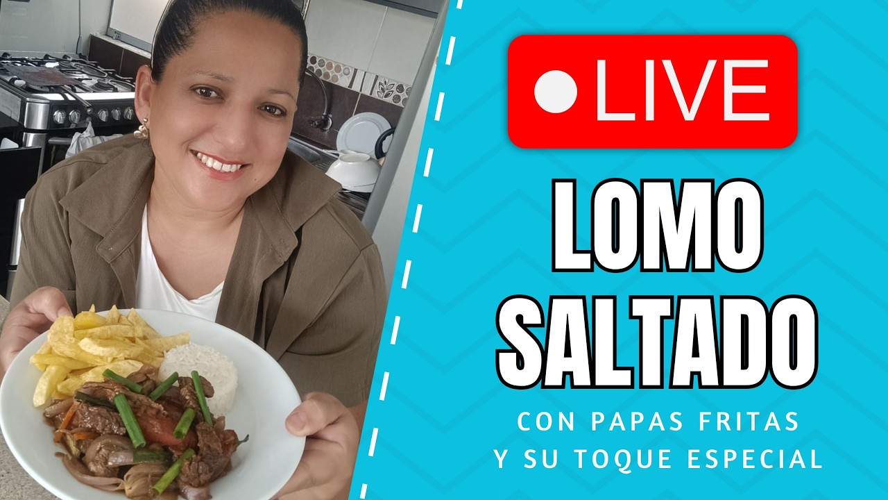 🍽️🔥 Lomo Saltado Casero con Papas Fritas | ¡Almuerzo en Vivo! 🥩🍟