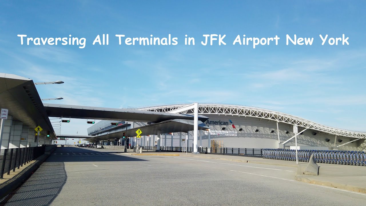 4K Drive - Traversing All Terminals in JFK Airport New York | Oct 2021