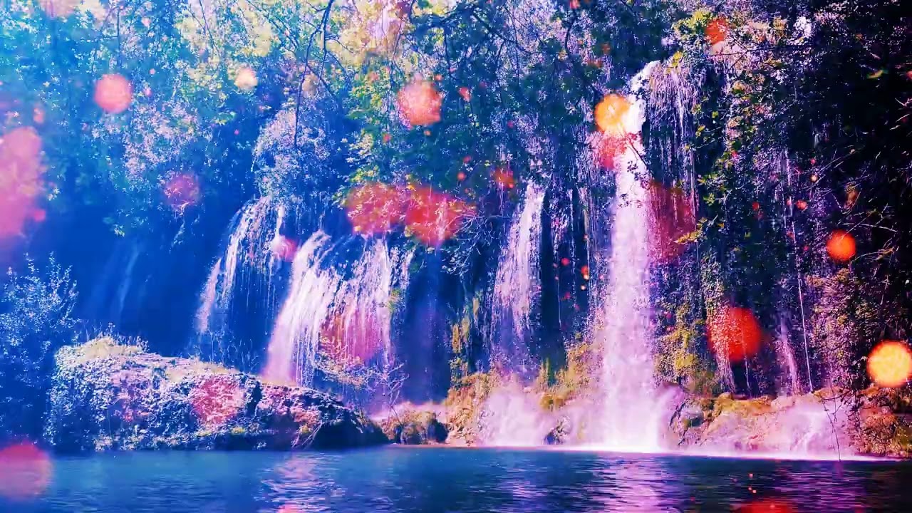 Free Animated Landscape Background (Nature, Tree, Landscape, Falls)