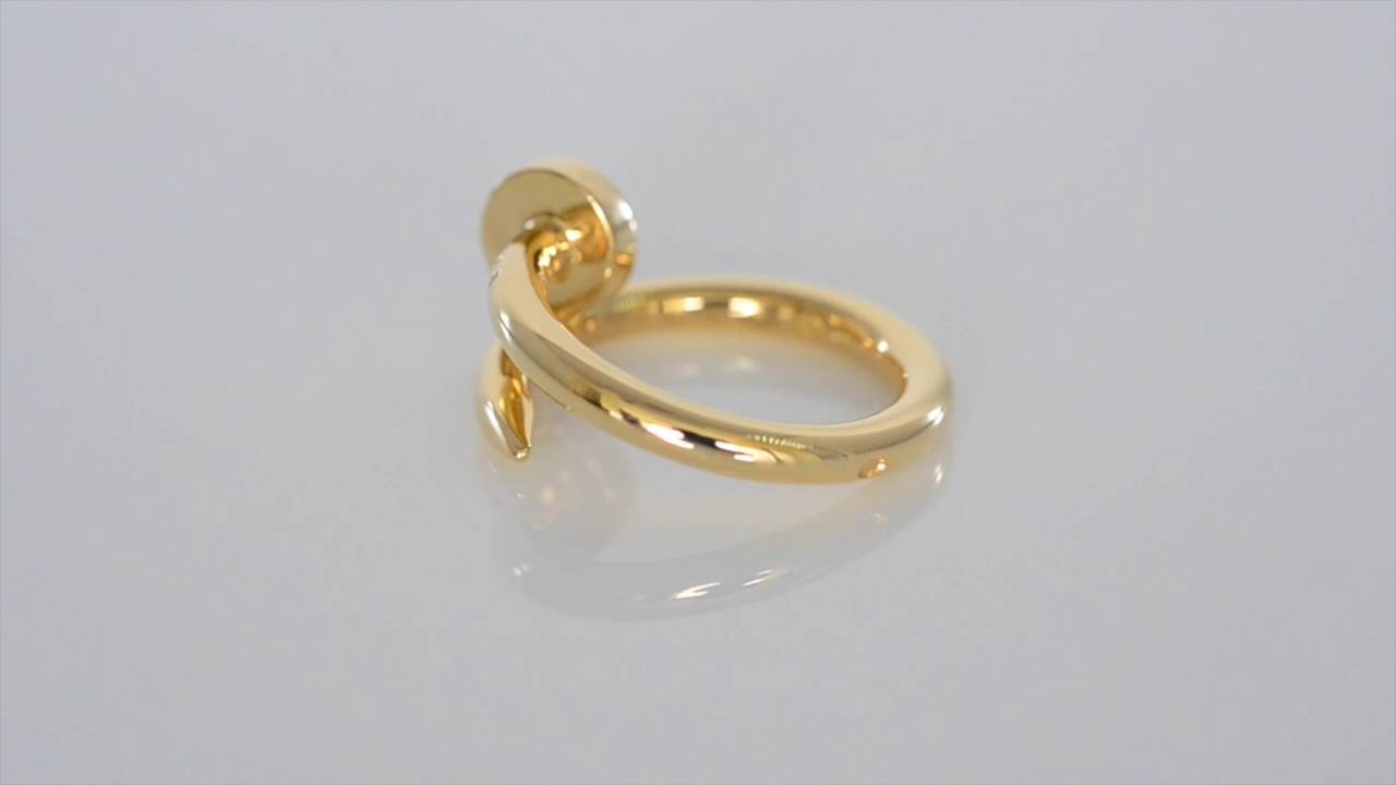 Cartier 18K Yellow Gold Juste Un Clou Nail Band Ring